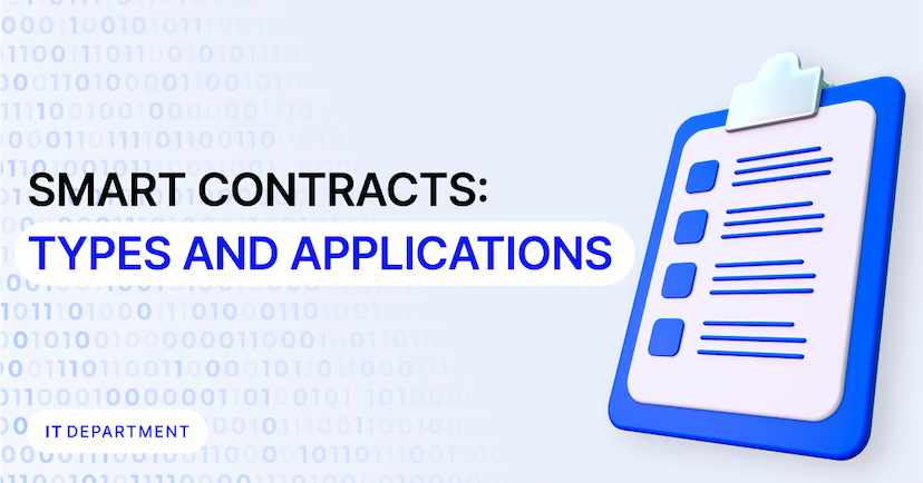 Poster for article - What smart contracts are, their types and how they actually work